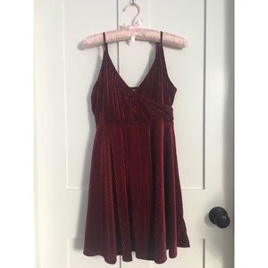 Red Velvet Dress